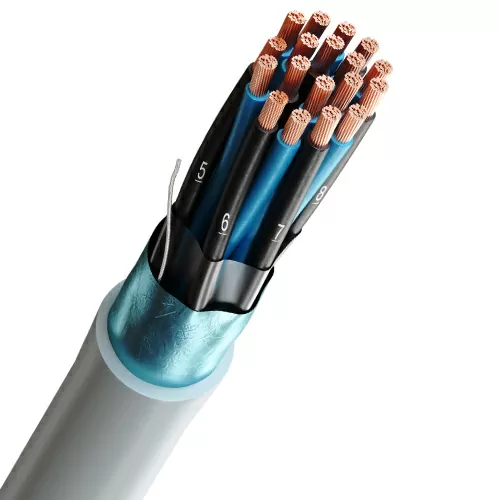 Shielded Multi-pair and Multi-strand Instrumentation Cable – 300V – PLTC – Halogen-Free (LSZH-HFFR)